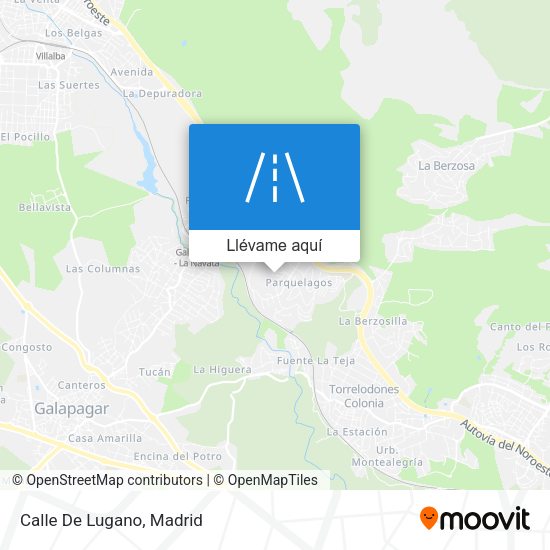 Mapa Calle De Lugano