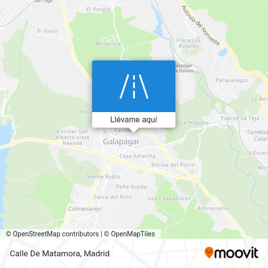 Mapa Calle De Matamora