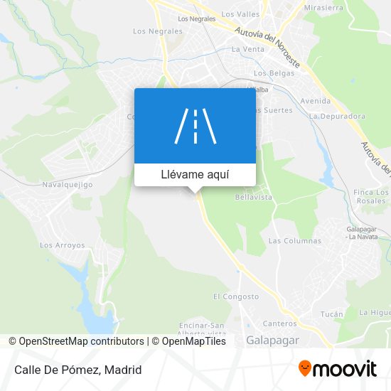 Mapa Calle De Pómez