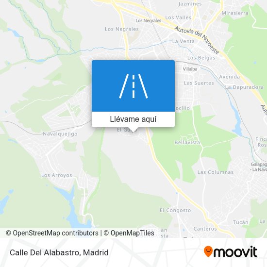 Mapa Calle Del Alabastro