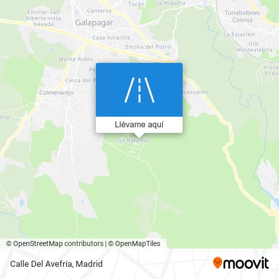 Mapa Calle Del Avefría
