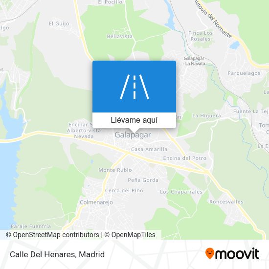 Mapa Calle Del Henares