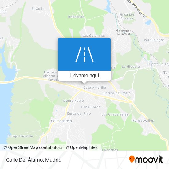 Mapa Calle Del Álamo