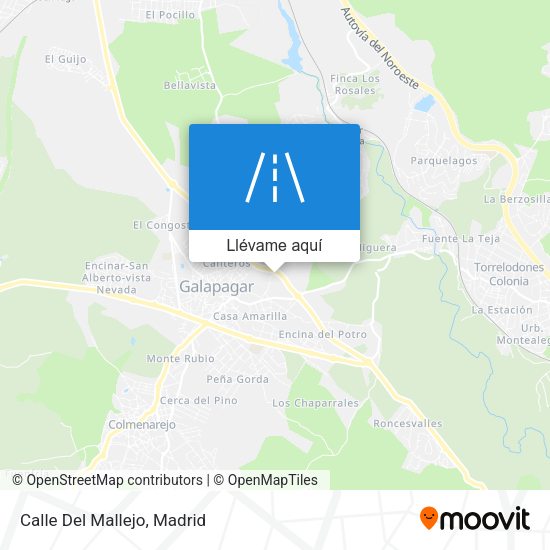 Mapa Calle Del Mallejo