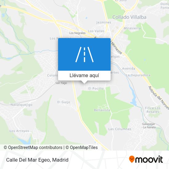 Mapa Calle Del Mar Egeo
