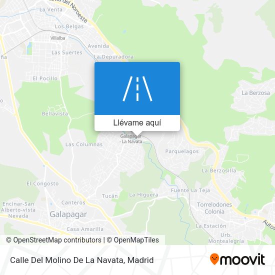 Mapa Calle Del Molino De La Navata