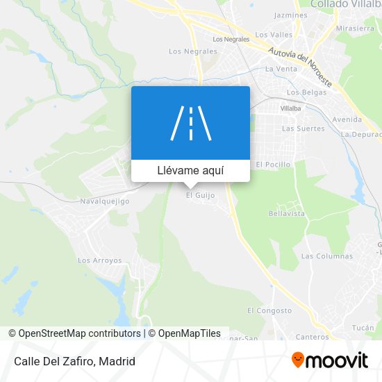 Mapa Calle Del Zafiro