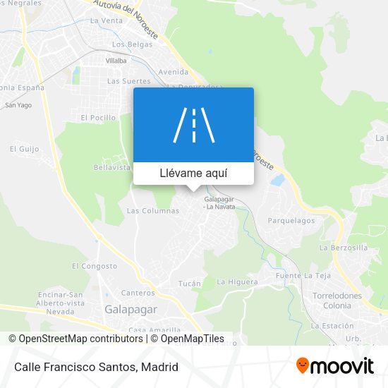 Mapa Calle Francisco Santos