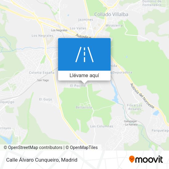 Mapa Calle Álvaro Cunqueiro