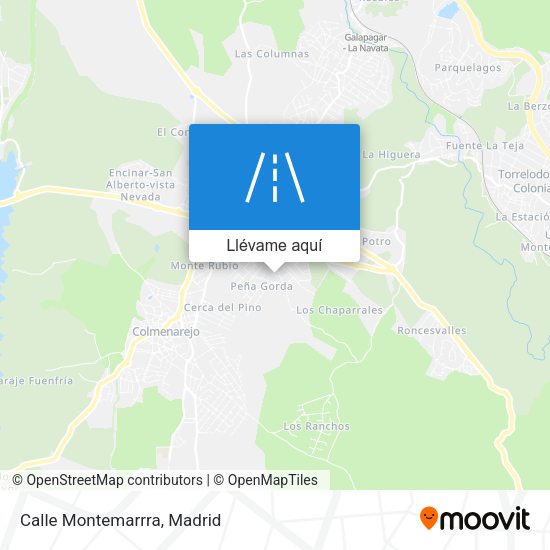 Mapa Calle Montemarrra