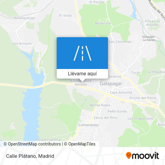 Mapa Calle Plátano
