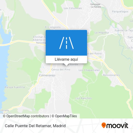 Mapa Calle Puente Del Retamar