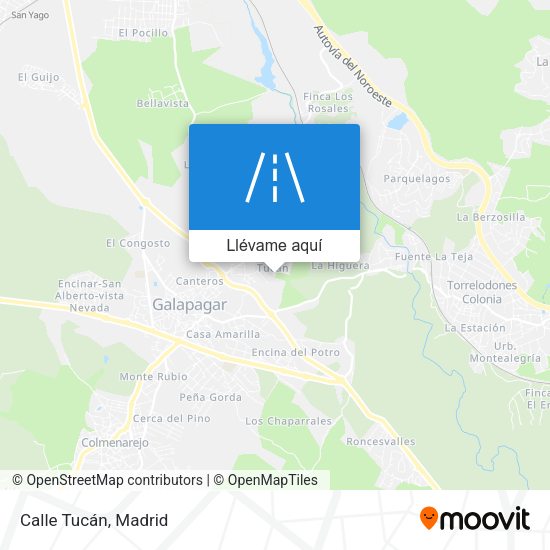 Mapa Calle Tucán