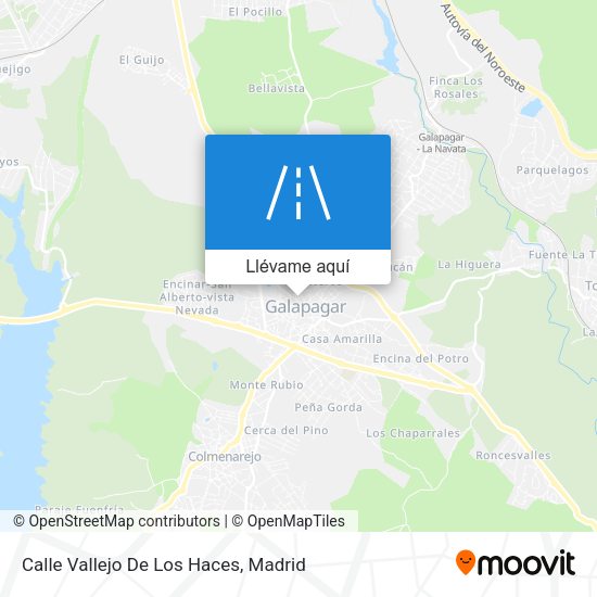Mapa Calle Vallejo De Los Haces