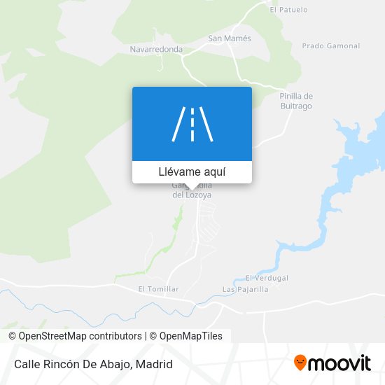 Mapa Calle Rincón De Abajo