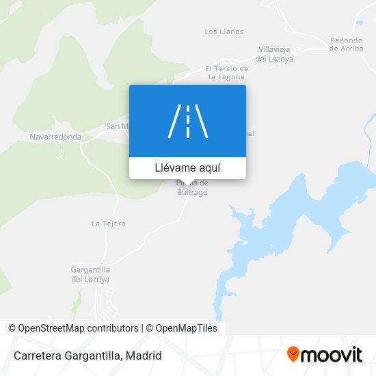 Mapa Carretera Gargantilla