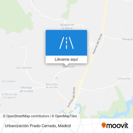 Mapa Urbanización Prado Cerrado