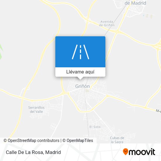 Mapa Calle De La Rosa