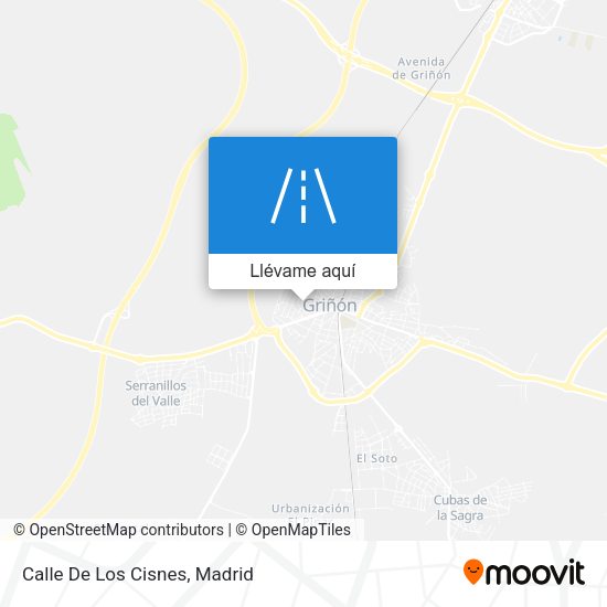 Mapa Calle De Los Cisnes