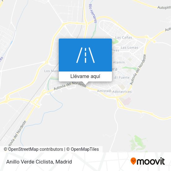 Mapa Anillo Verde Ciclista