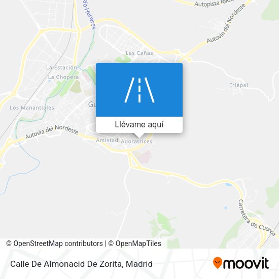 Mapa Calle De Almonacid De Zorita