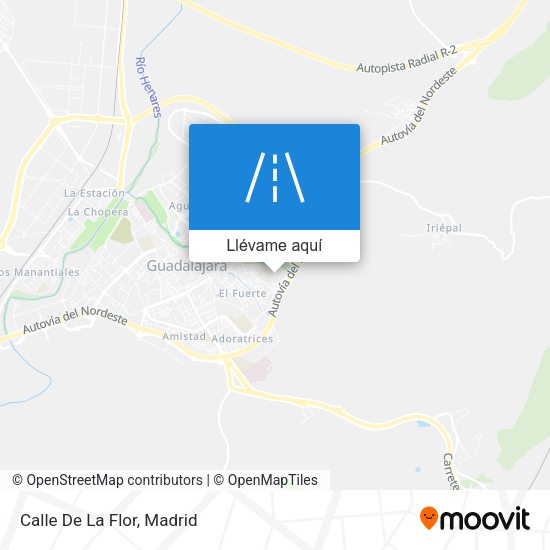 Mapa Calle De La Flor