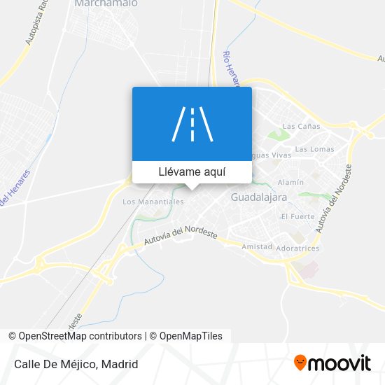 Mapa Calle De Méjico