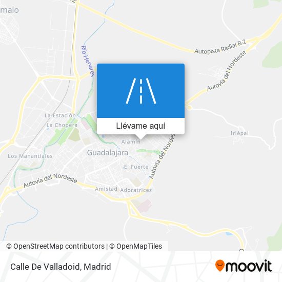 Mapa Calle De Valladoid