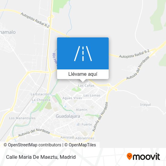 Mapa Calle María De Maeztu