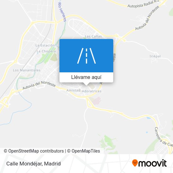 Mapa Calle Mondéjar