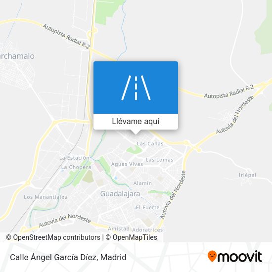 Mapa Calle Ángel García Díez