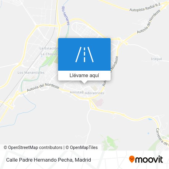 Mapa Calle Padre Hernando Pecha