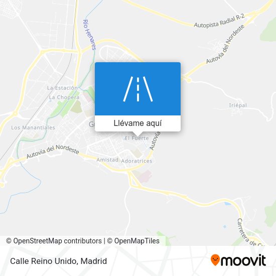 Mapa Calle Reino Unido