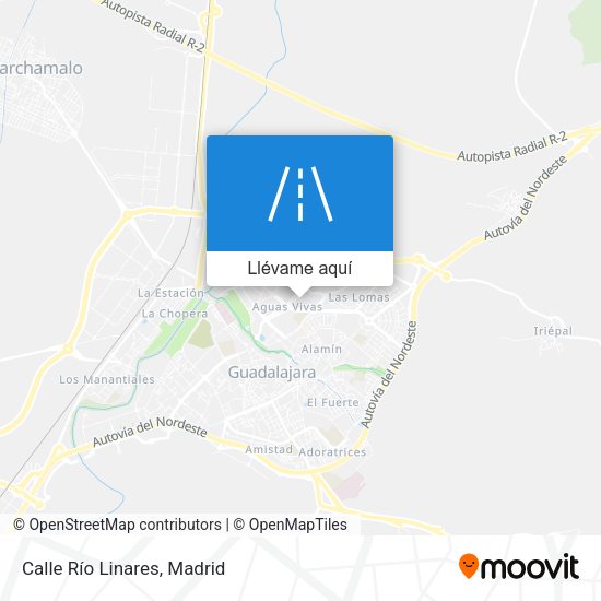 Mapa Calle Río Linares