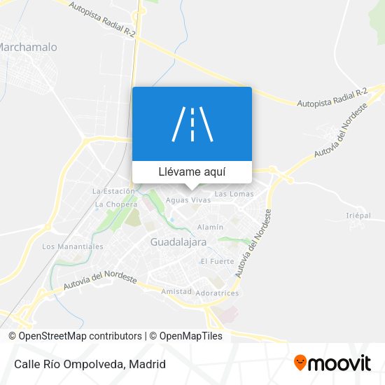 Mapa Calle Río Ompolveda