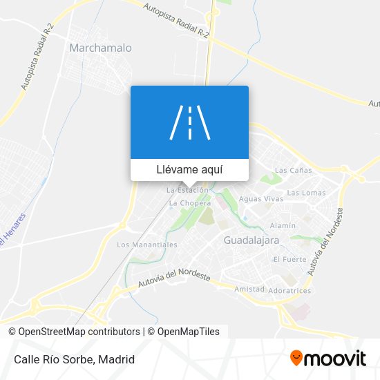 Mapa Calle Río Sorbe