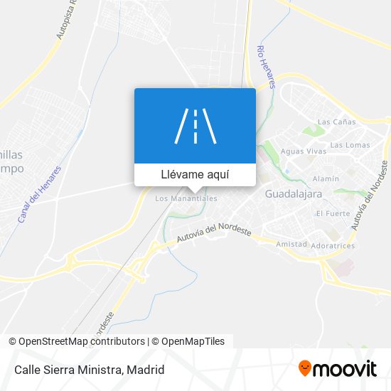 Mapa Calle Sierra Ministra