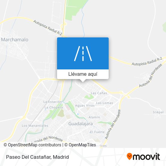 Mapa Paseo Del Castañar