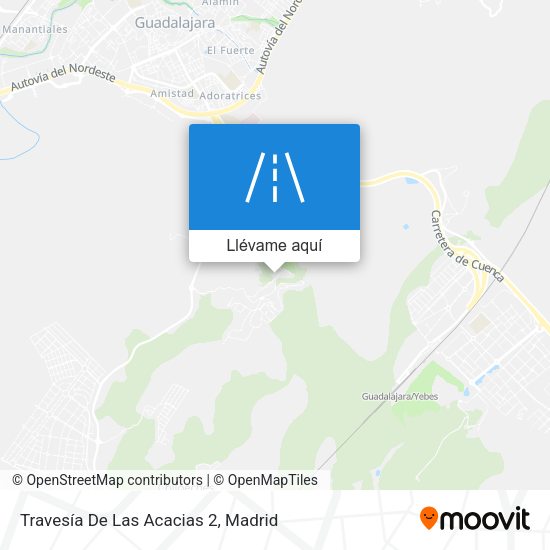 Mapa Travesía De Las Acacias 2