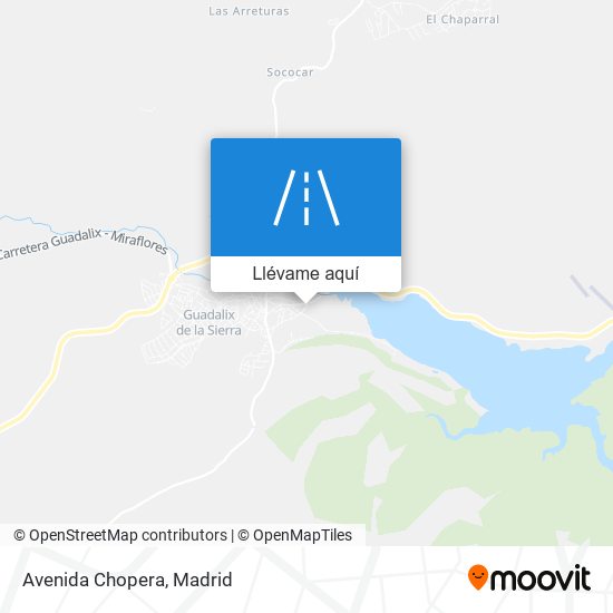 Mapa Avenida Chopera
