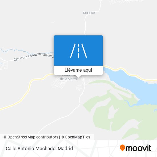 Mapa Calle Antonio Machado