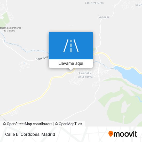Mapa Calle El Cordobés