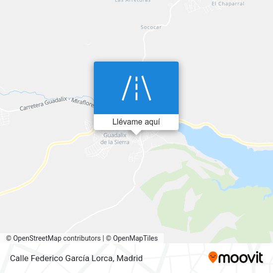 Mapa Calle Federico García Lorca