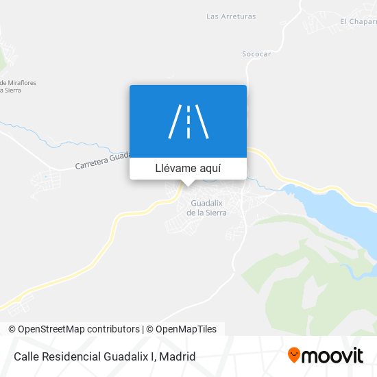 Mapa Calle Residencial Guadalix I