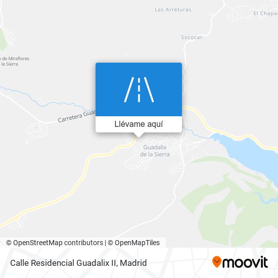 Mapa Calle Residencial Guadalix II
