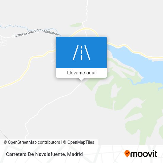 Mapa Carretera De Navalafuente