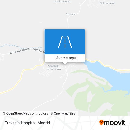 Mapa Travesía Hospital