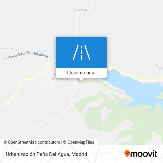 Mapa Urbanización Peña Del Agua