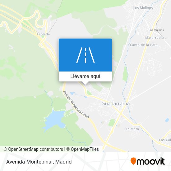 Mapa Avenida Montepinar