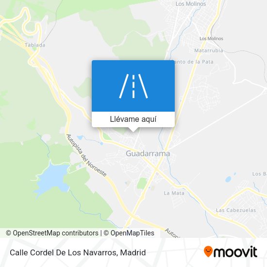 Mapa Calle Cordel De Los Navarros